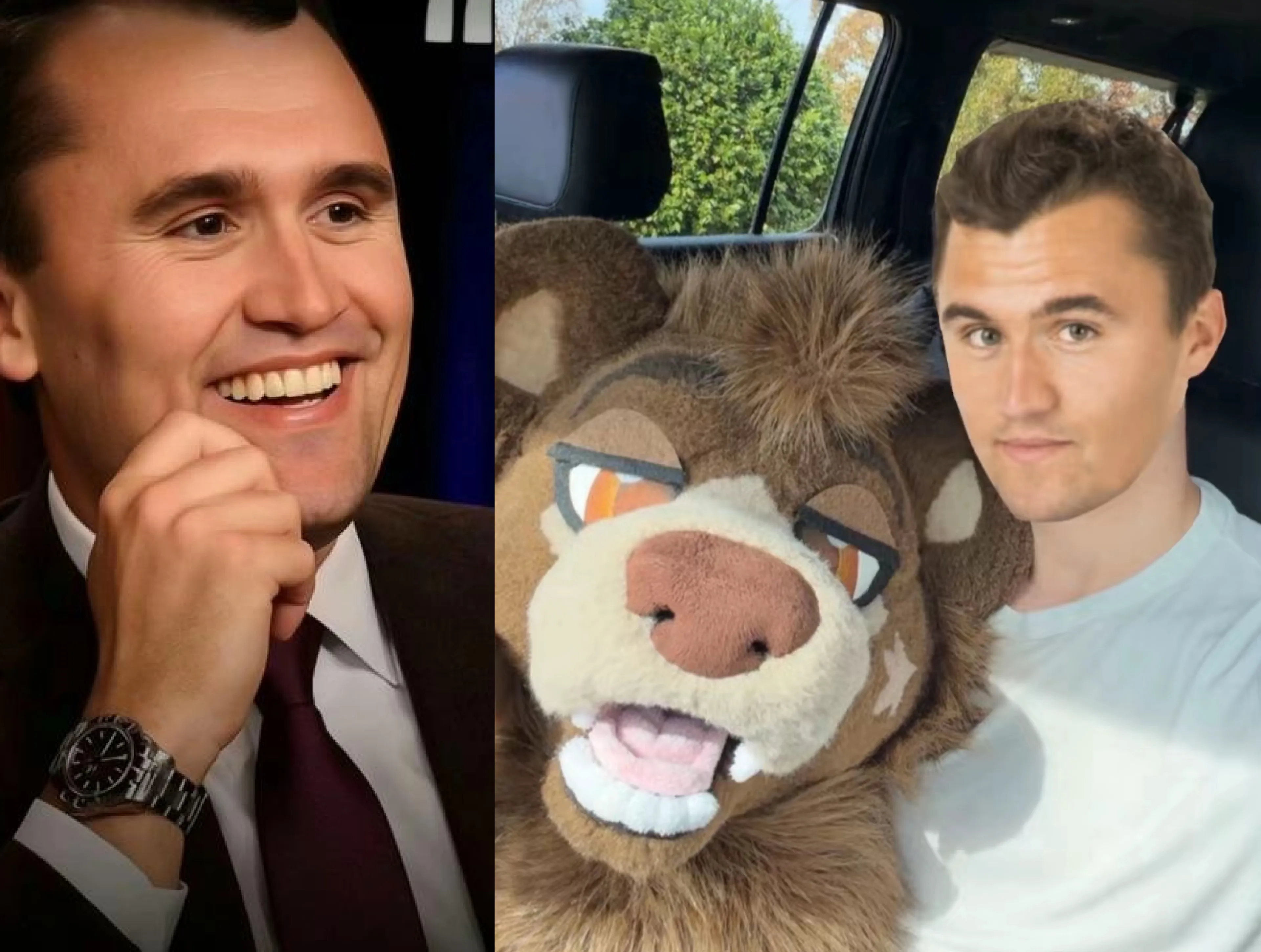 Charlie Kirk AI specialized face swap technology